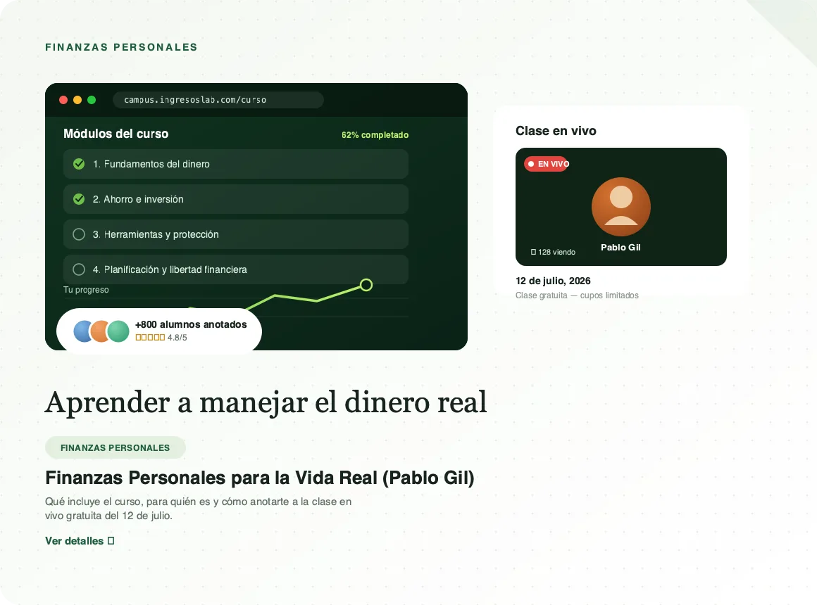 Evento presencial de Pablo Gil en Madrid, Invertir en el mañana